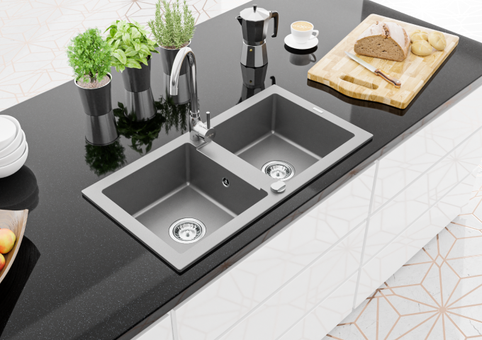 Virtuvės maišytuvai chromas